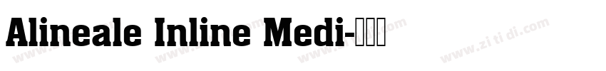 Alineale Inline Medi字体转换